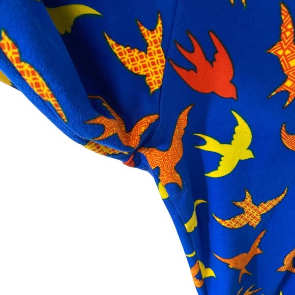 LulaRoe Women Leggings‎ Tall & Curvy Colorful Bird Print Multicolor Casual - Picture 7 of 9